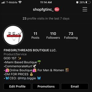 Follow me on IG